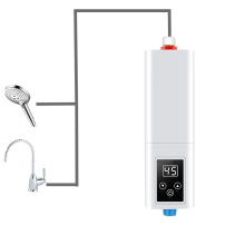 wholesale price mini outdoor instant electric tankless portable hot water heater for bathroom